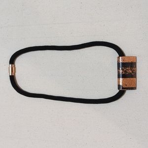 Handmade acrylic and rope necklace